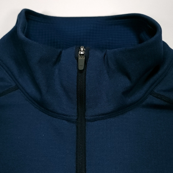 Patagonia Capilene Base Layer Midweight 1/4 Zip Mens M Polartec Blue Great Cond - Picture 4 of 14